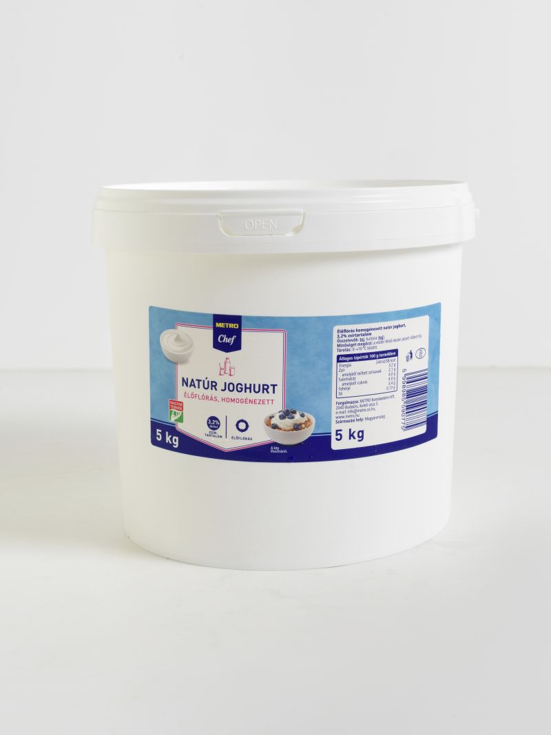 METRO Chef natúr joghurt 3,2% 5kg